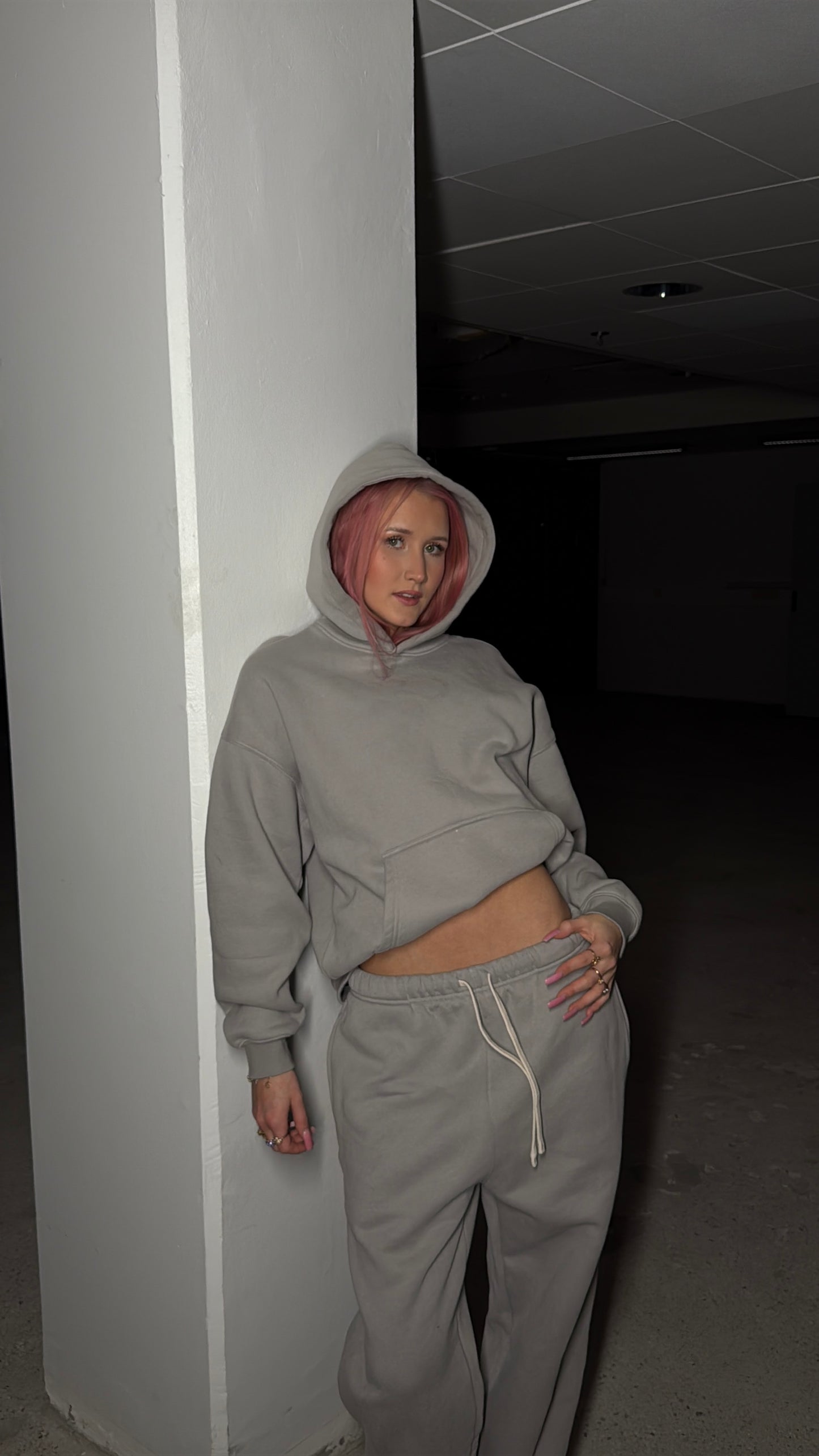 VB Oversized Hoodie - Dark Grey