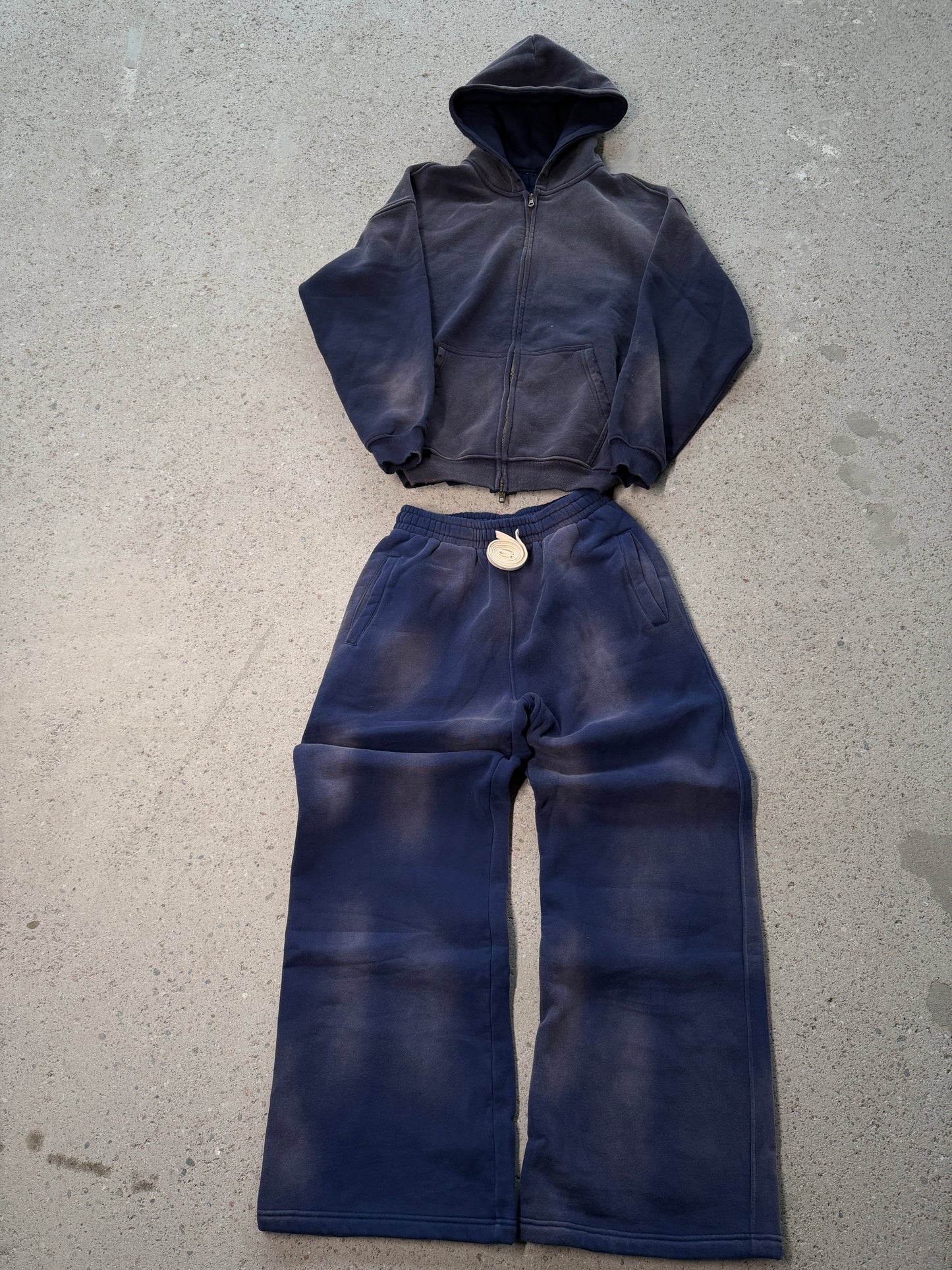 Washed tracksuit - Aged Blue