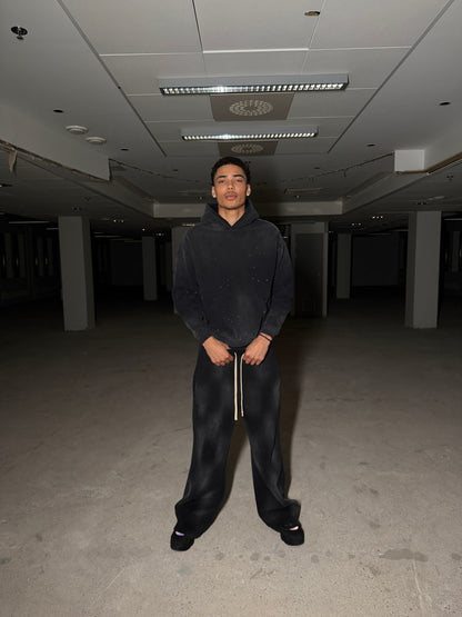 VB washed sweatpants - Black